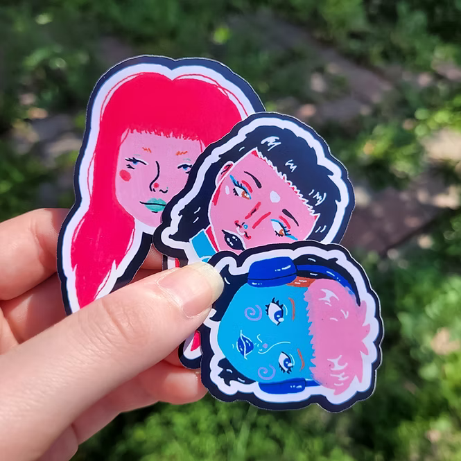 Friends and Faces Sticker Pack